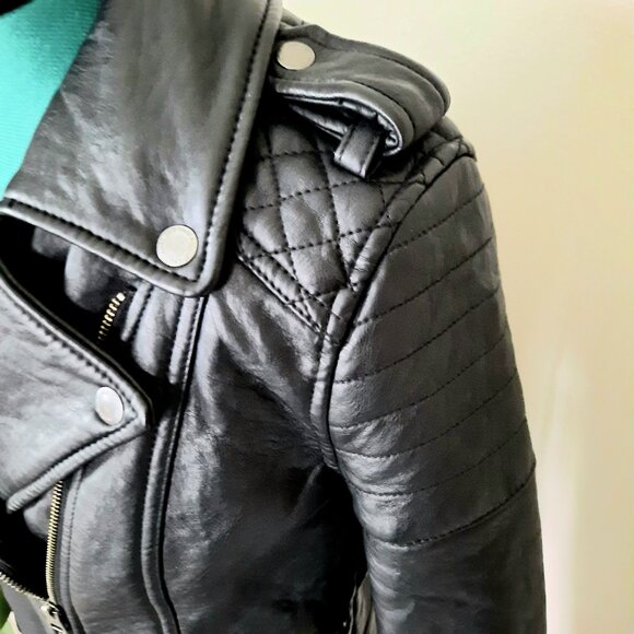American Eagle Outfitters Black Bomber Jacket - Picture 5 of 9